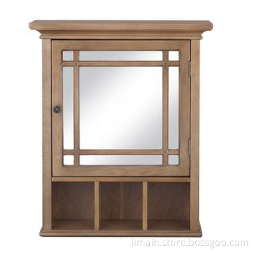 Bathroom Space Saver with Reclaimed Wood Finishing